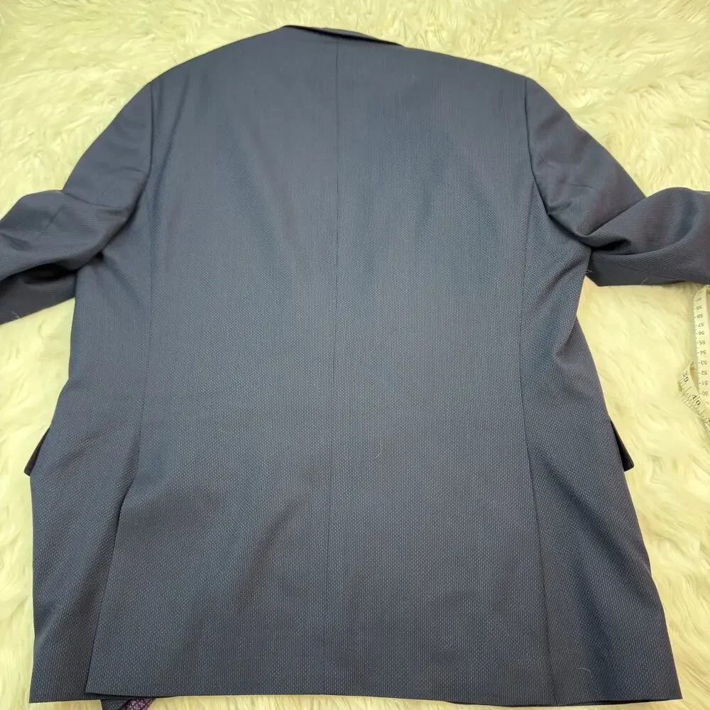 Ted Baker London Men's Endurance Jay Blazer Blue Stripe‎ & Check 40S - LOT OF 2